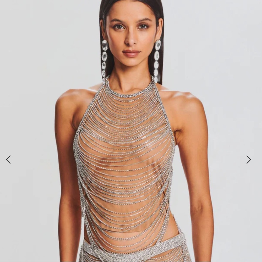ISO retrofete DELANEY EMBELLISHED TOP